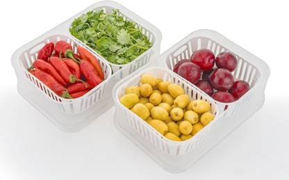 Sentricus Plastic Fridge Container  - 2400 ml