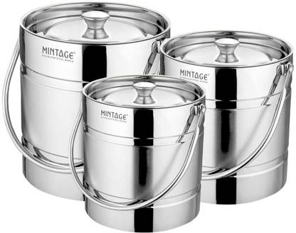 Mintage Steel Utility Container  - 1.5 L, 2 L, 2.5 L