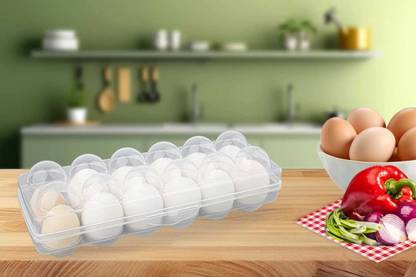 Flipkart SmartBuy Plastic Egg Container  - 1 dozen