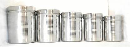 HAL Steel Grocery Container  - 2000 ml, 1500 ml, 1000 ml, 700 ml, 500 ml
