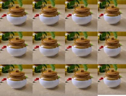 Jetwals Ceramic Pickle Jar  - 200 ml