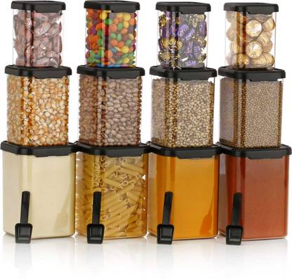 Defex Plastic Grocery Container  - 900 ml, 650 ml, 350 ml
