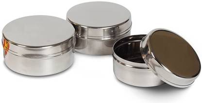 Dynore Stainless Steel Utility Container  - 90 ml, 50 ml, 40 ml