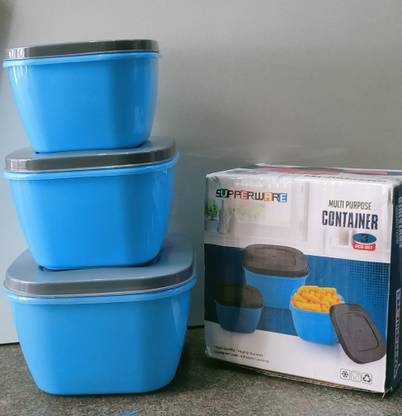 G J ENTERPRISES Plastic Grocery Container  - 500 ml, 300 ml, 200 ml