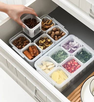 vasoya Plastic Fridge Container  - 2750 ml