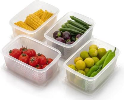 hitu Plastic Fridge Container  - 1850 ml