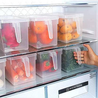 Glaciers Plastic Fridge Container  - 450 ml