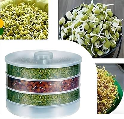 premium mart Plastic Sprout Maker  - 2500 ml