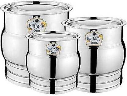 Mintage Steel Grocery Container  - 5 L, 13 L, 18 L