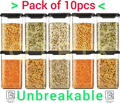 Qozzby Plastic Grocery Container  - 1100 ml