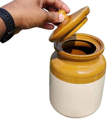 Pure Source India Ceramic Pickle Jar  - 250 g