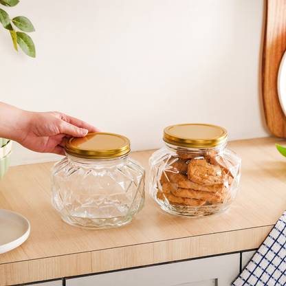 Nestasia Glass Grocery Container  - 1800 ml