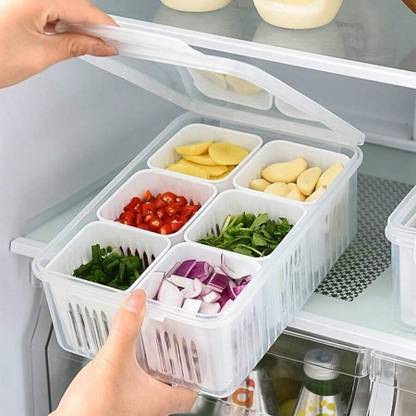 SMARTSOLUTION Plastic Fridge Container  - 200 ml