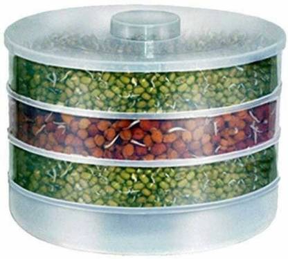 Dev Premium Quality 4 Layer Sprout Maker For Home And Kitchen 4 Containers Lunch Box