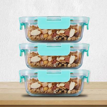 Allo Glass Fridge Container  - 370 ml