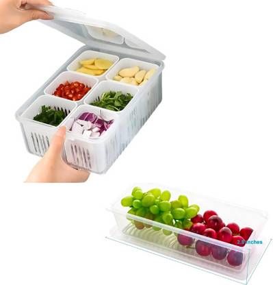 KITCHEN GAR Plastic Fridge Container  - 2.2 L
