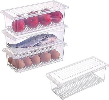 VEWIKZY Plastic Fridge Container  - 1500 ml