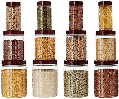 hitr Glass Grocery Container  - 1200 ml