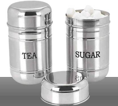STEEPLE Silver Tea Coffee & Sugar Container  - 700 ml
