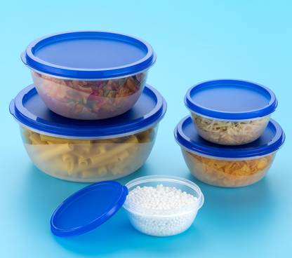 4square Plastic Grocery Container  - 250 ml, 450 ml, 800 ml, 1400 ml, 2500 ml