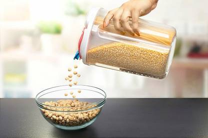Nirvaan Best quality Plastic Grocery Container all in one cereal jars spices, liquids, Storage Box