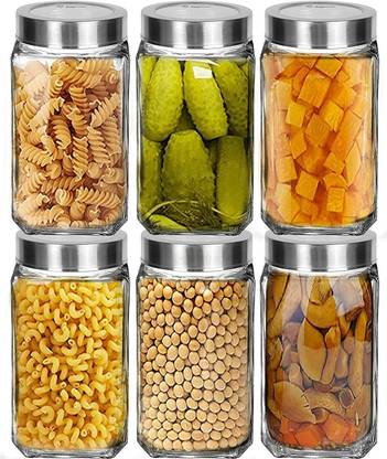 Tap2kaart Glass Grocery Container  - 1000 ml