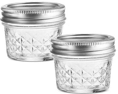 GRACIOUS MART Glass Grocery Container  - 100 ml