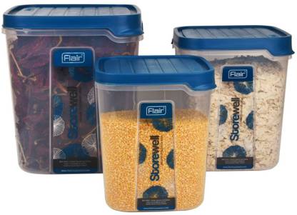 FLAIR Plastic Grocery Container  - 6 L, 8 L, 12 L