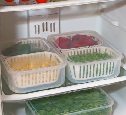 Q7 BRAND Plastic Fridge Container  - 2500 ml