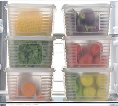 prayati Plastic Food storage container suitable for storing seafood, meat, fruits Storage Basket