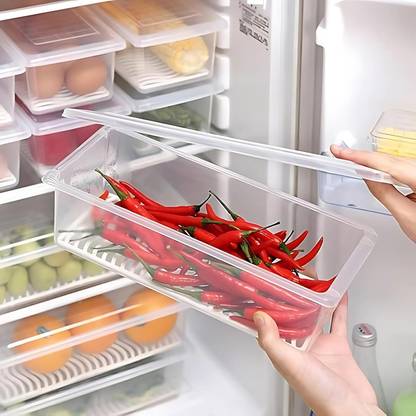 LuxeSlice Polypropylene Fridge Container  - 1500 ml
