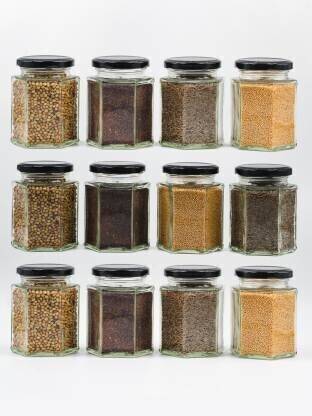 Hemtik Glass Grocery Container  - 250 ml