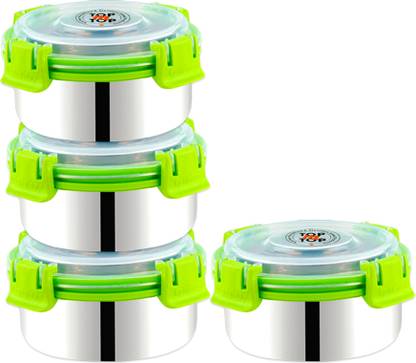 Stainless steel lock n lock containers 4 Containers Lunch Box