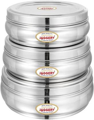 JAGGERY Steel Grocery Container  - 1150 ml, 1350 ml, 1900 ml