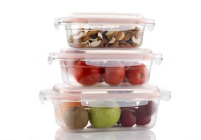 OFFYX Plastic Grocery Container  - 1800 ml, 1300 ml, 800 ml