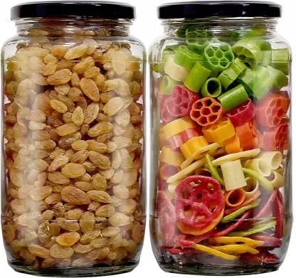 CLAM SHELL Glass Pickle Jar  - 1100 ml