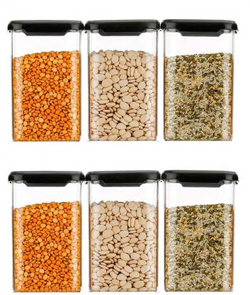 KRP INTERNATIONALS Plastic Grocery Container  - 1100 ml