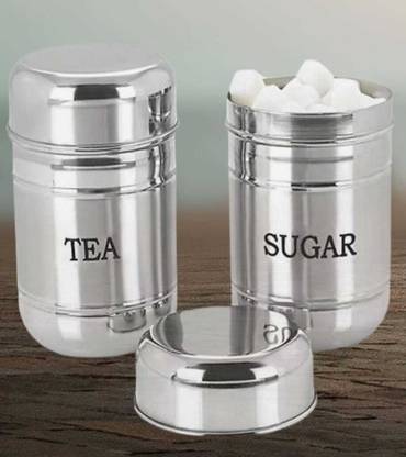 Aquasleri Steel Tea Coffee & Sugar Container  - 700 ml