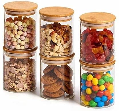 MOOZICO Glass Cookie Jar  - 270 ml