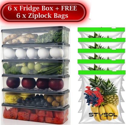 Stysol Plastic Fridge Container  - 1200 ml