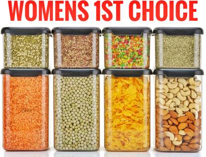 forsel Plastic Grocery Container  - 1100 ml, 500 ml