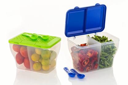 FIT 4 CHEF Polypropylene Fridge Container  - 2000 ml