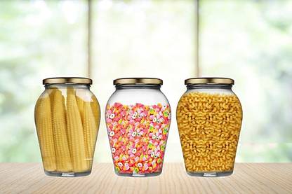 VERPHX Glass Grocery Container  - 1000 ml