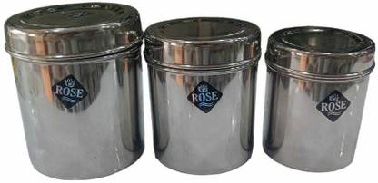Rajshree Kitchenware Steel Tea Coffee & Sugar Container  - 1500 L