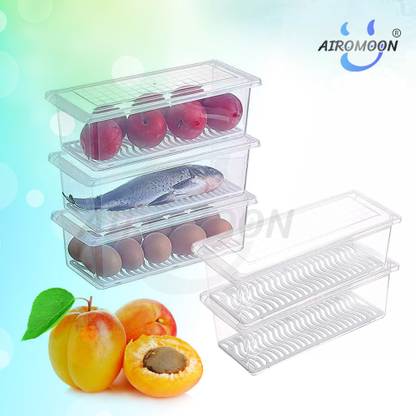 AIROMOON Plastic Fridge Container  - 1500 ml