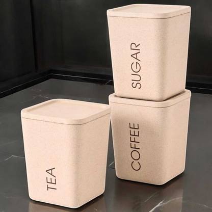 FORWAY Plastic Tea Coffee & Sugar Container  - 800 ml