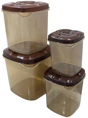 M Prabhu Polypropylene Grocery Container  - 3 kg, 2 kg, 1 kg, 0.5 kg