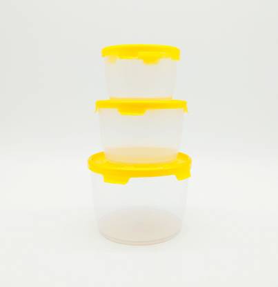Siigma Plastic Grocery Container  - 500 ml, 1000 ml, 250 ml