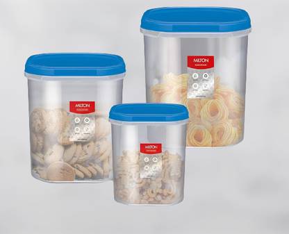 MILTON Plastic Cookie Jar  - 2000 ml, 3000 ml, 4000 ml
