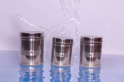 Tactware Silver Tea Coffee & Sugar Container  - 2100 ml, 1700 ml, 1250 ml